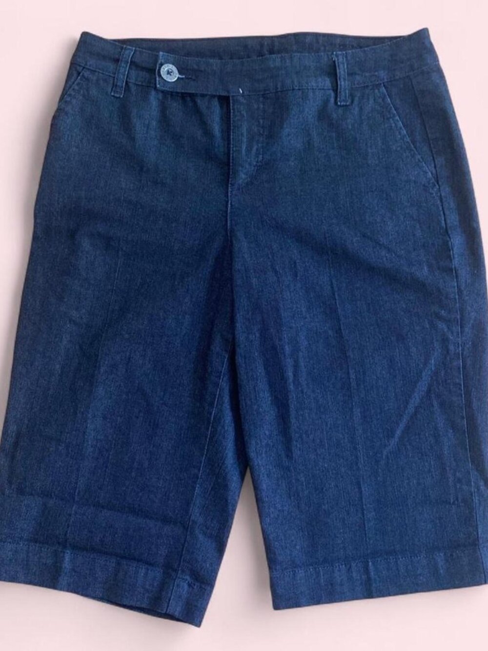 Dark Wash Denim Capris